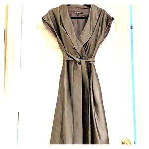 Silver Gray Party Evening Cocktail Dress